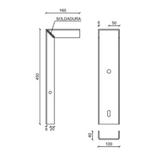 SOPORTE AISLADOR LINE POST