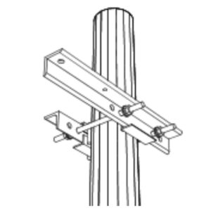 HIERRO SOPORTE AISLADOR PARA PUENTE