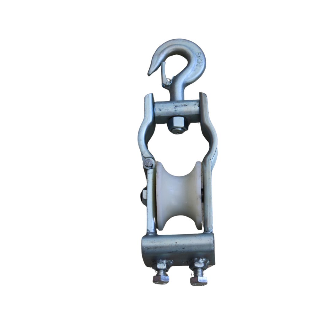 ROLDANA PLASTICA P/TENDIDO CABLE DIAM=80mm - Tomacon