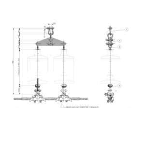 CONJUNTO DE SUSPENSION DOBLE 72.5 KV